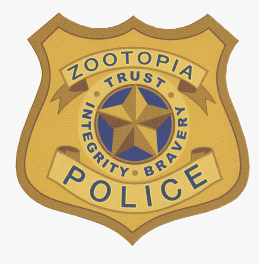 Zootopia News Network - Police Badge Png, Transparent Png, Free Download