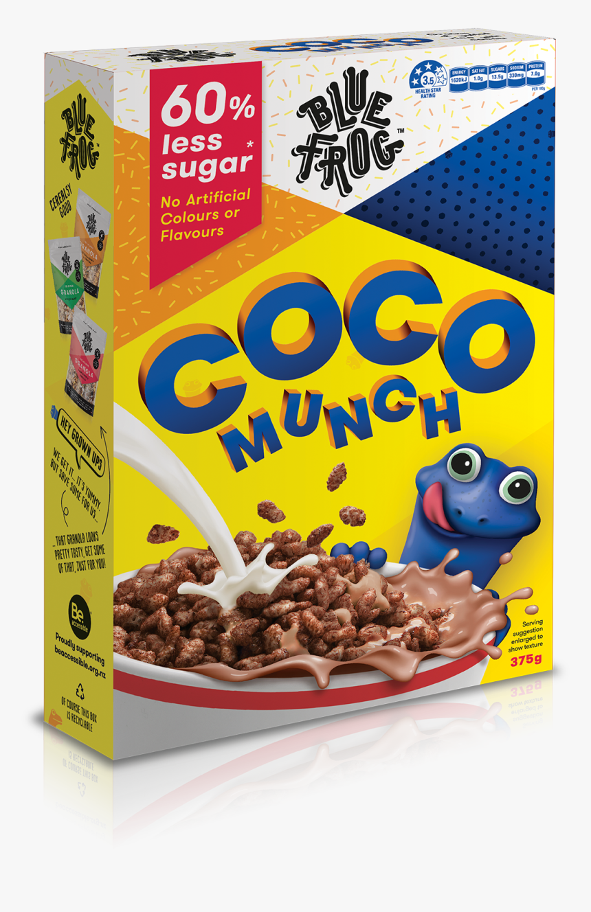 Blue Frog Coco Munch, HD Png Download, Free Download