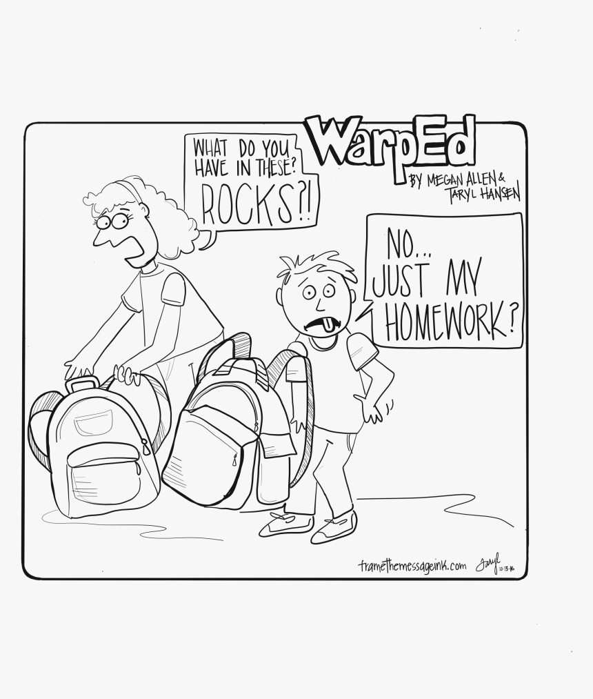 No Homework Policy Drawing, HD Png Download, Free Download