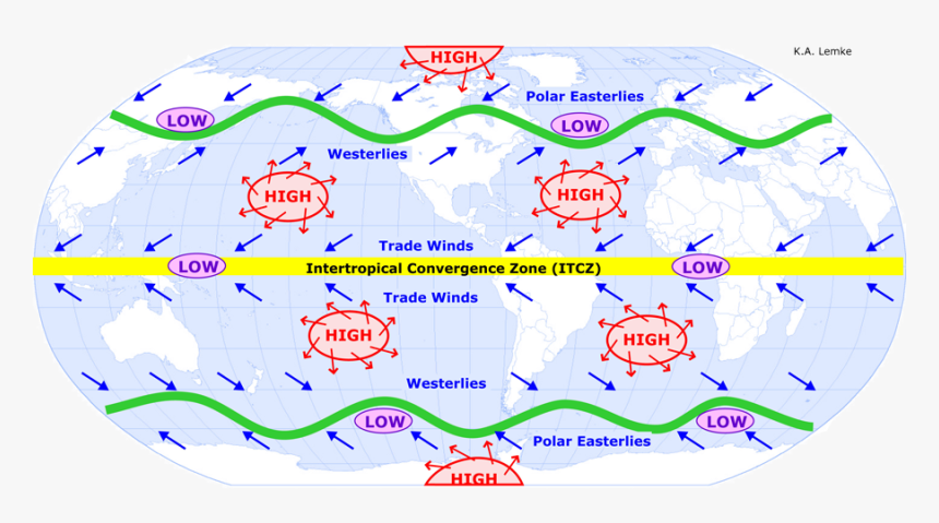 Transparent Bullet Point Png - World Map Jet Stream, Png Download, Free Download