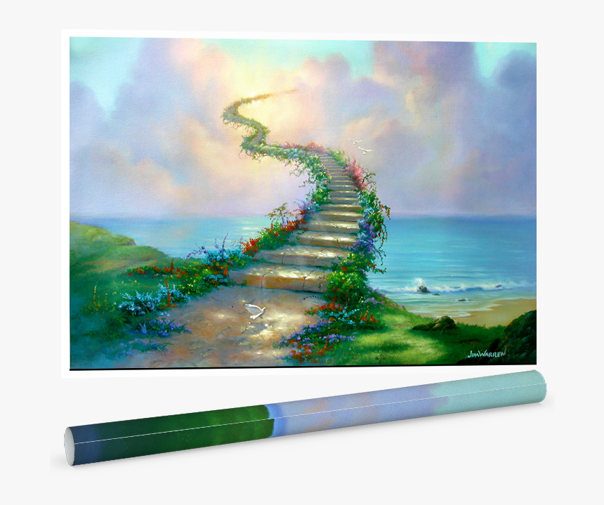 Stairway To Heaven Poster By Jim Warren - Poster Stairway To Heaven, HD Png Download, Free Download