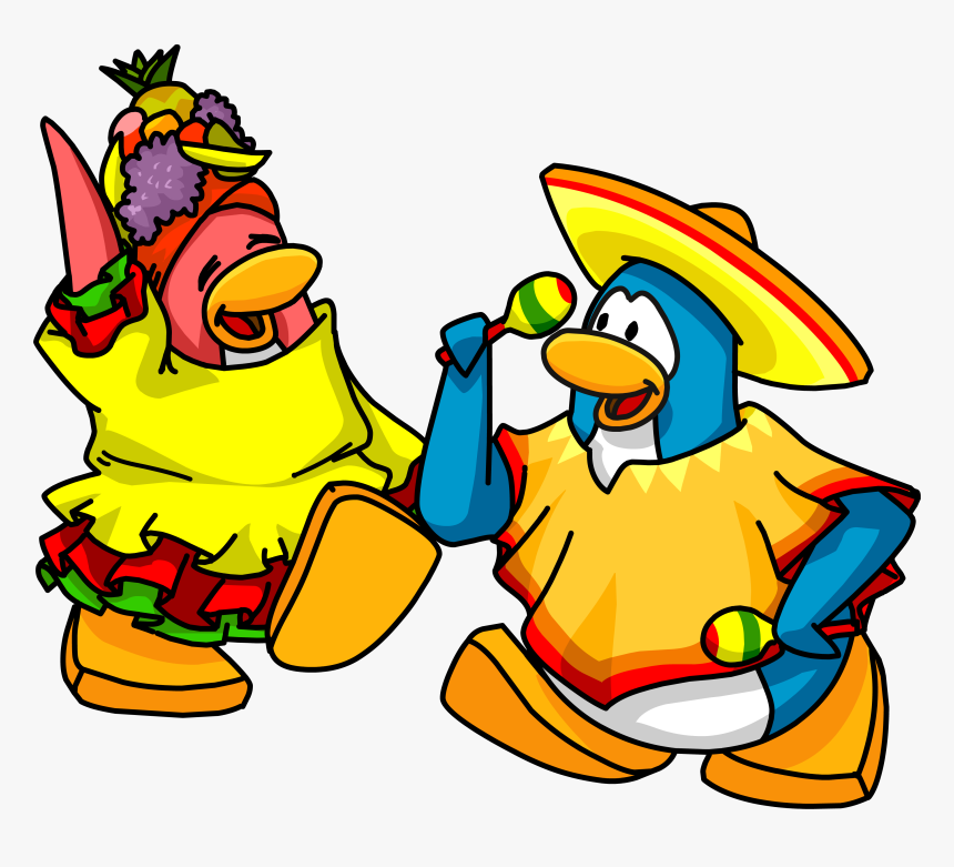 Festive Club Penguin Wiki Fandom Powered By - Fiesta Party, HD Png Download, Free Download