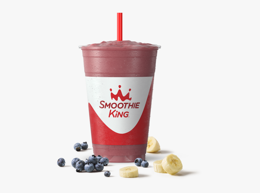 Sk Wellness Blueberry Heaven With Ingredients - Smoothie King Smoothie, HD Png Download, Free Download