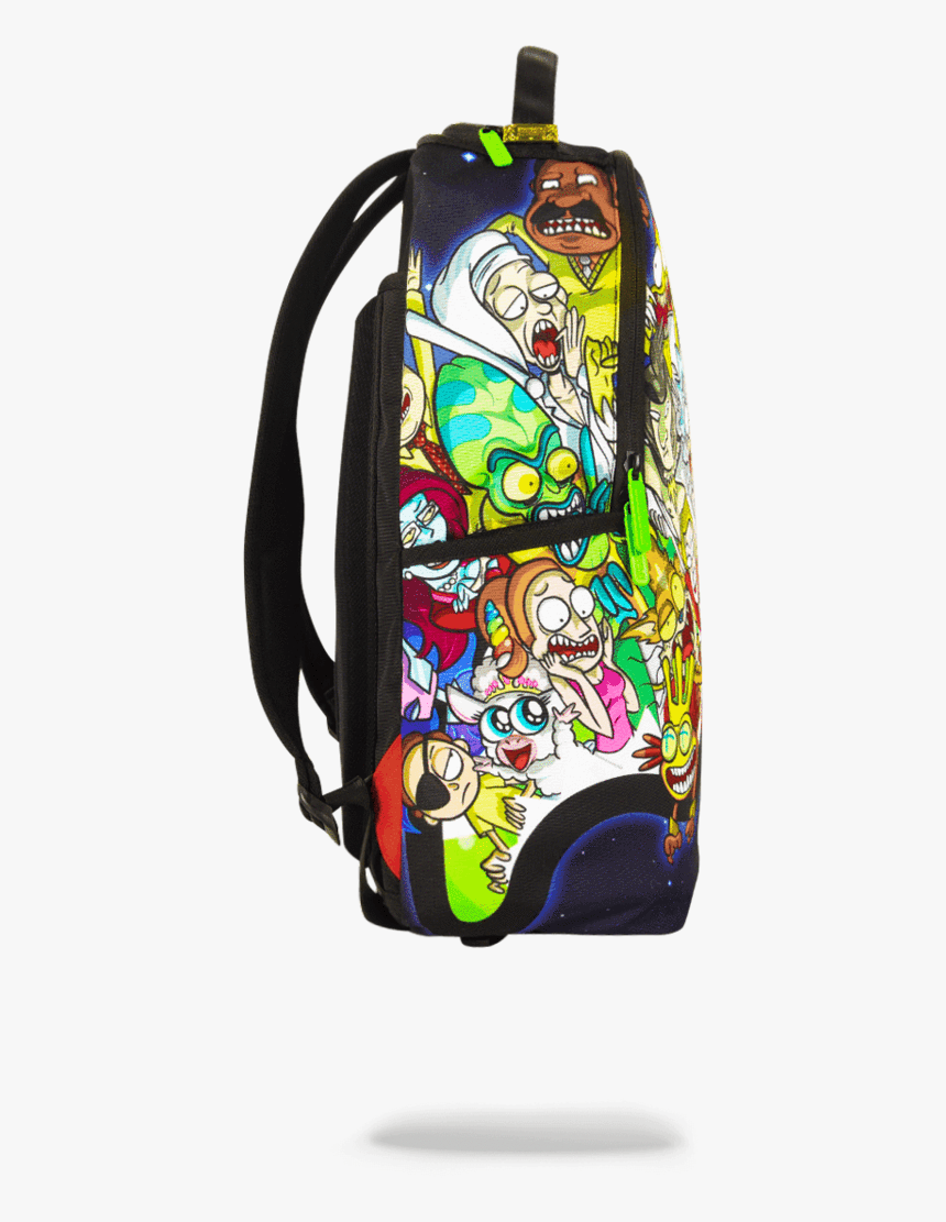 Transparent Rick Face Png - Sprayground Rick And Morty Backpack, Png Download, Free Download