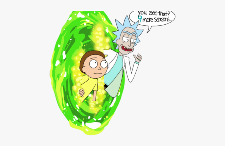 Portal Clipart Rick And Morty - Rick And Morty Png, Transparent Png, Free Download