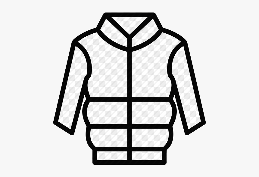 Coat Jumper Jacket Winter Clothes Wool Zipper Icon - Coat, HD Png ...
