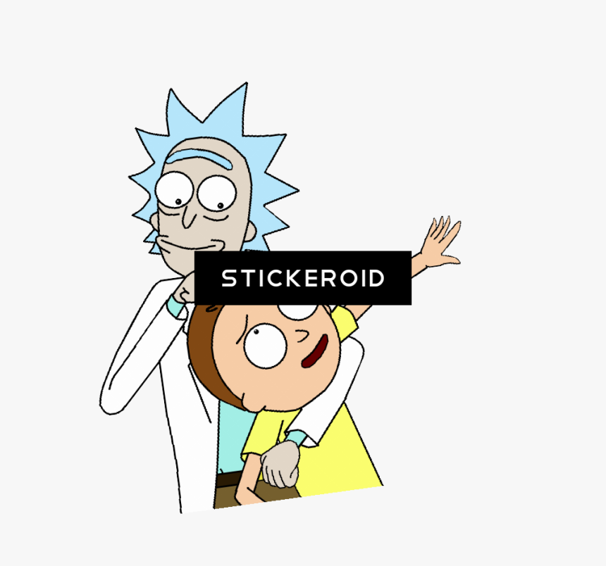 Rick And Morty - Rick And Morty Smiling, HD Png Download, Free Download
