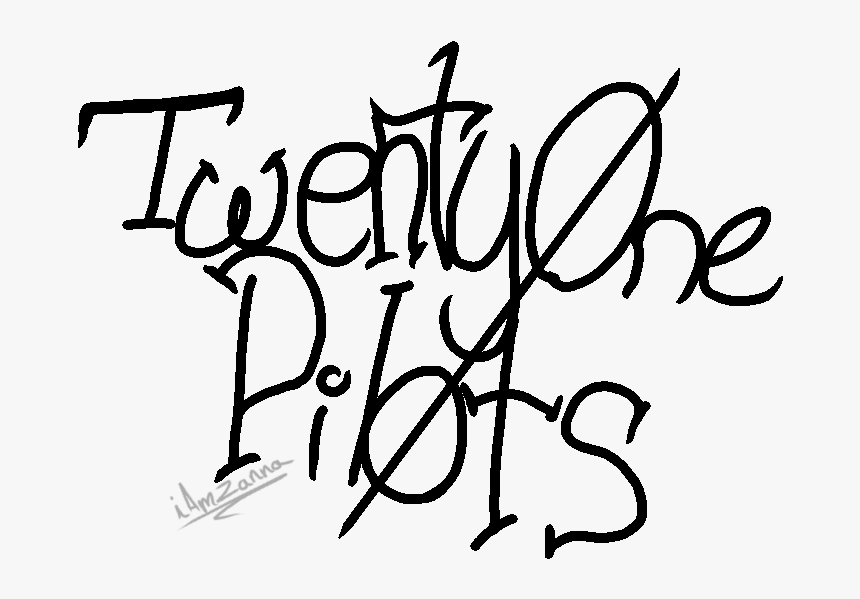 Handwritten Twenty One Pilots - Cute Twenty One Pilots Png, Transparent Png, Free Download