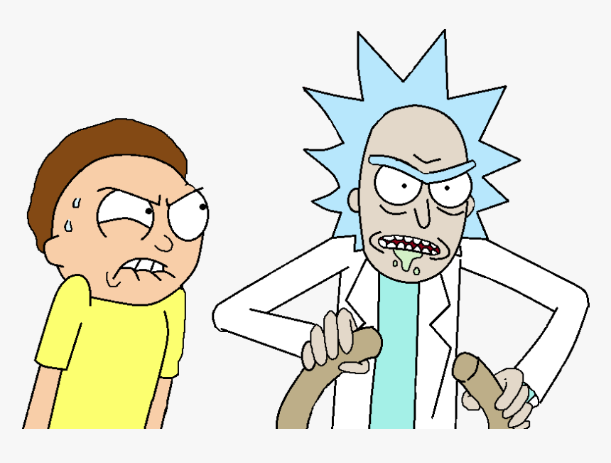Transparent Burping Clipart - Rick And Morty No Background, HD Png Download, Free Download