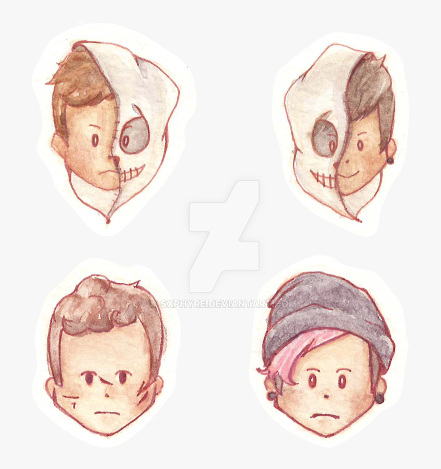 Transparent Twenty One Pilots Png - Dibujos De Twenty One Pilots, Png Download, Free Download