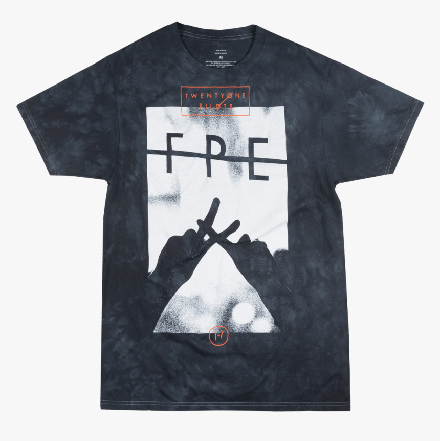 Twenty One Pilots Fpe Tie Dye T-shirt Mens Rock Music - Fpe Shirt Top, HD Png Download, Free Download