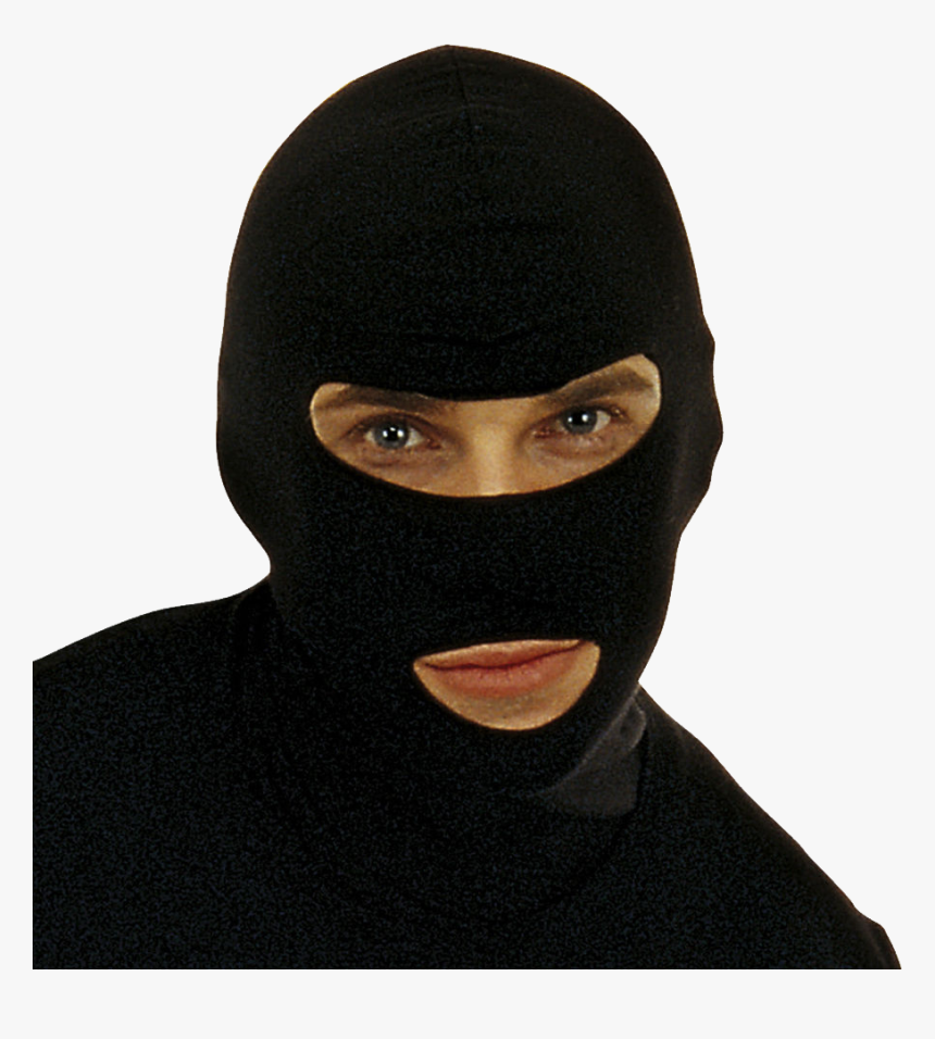 Transparent Ski Mask Png - Noir Cagoule, Png Download, Free Download