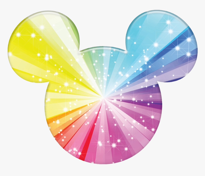 Rainbow Mickey heads