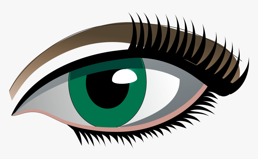 Eyelash Clipart Simple Eye - Eyes Vector Png, Transparent Png, Free Download