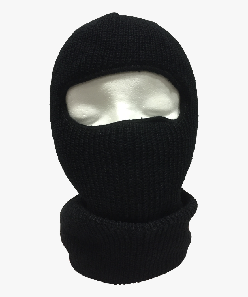 Black Acrylic Face Mask - Beanie, HD Png Download, Free Download