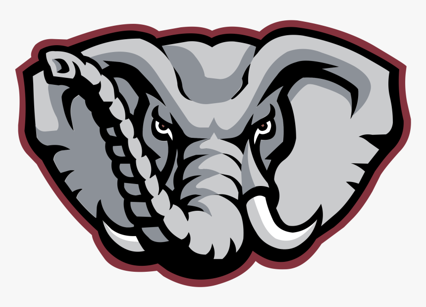 Alabama Crimson Tide Logo Png Transparent - Alabama Crimson Tide Elephant, Png Download, Free Download