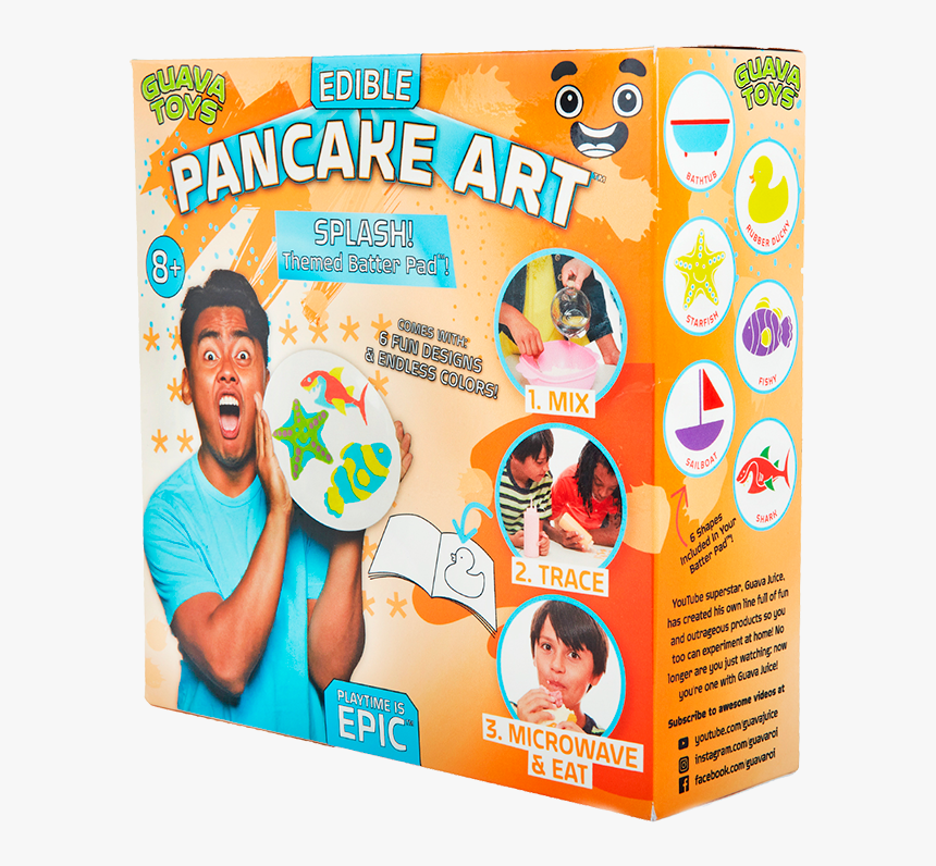 Pancake Art - Guava Juice Pancake Art, HD Png Download, Free Download