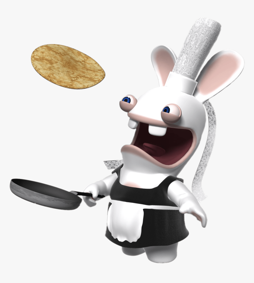 Rabbid Baking Pancake - Transparent Rabbids Png, Png Download, Free Download