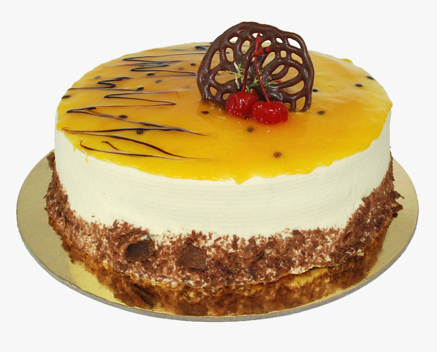 Torta De Maracuyá - Decoracion Cheesecake De Maracuya, HD Png Download, Free Download
