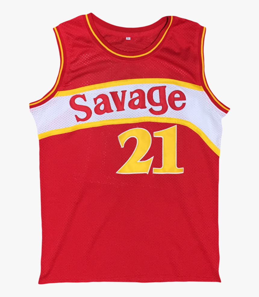 21 Savage Savage Basketball Jersey - Vest, HD Png Download, Free Download