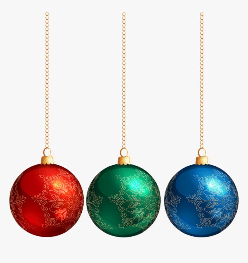 Christmas Hanging Ornaments Png Clipart , Png Download - Christmas Day, Transparent Png, Free Download