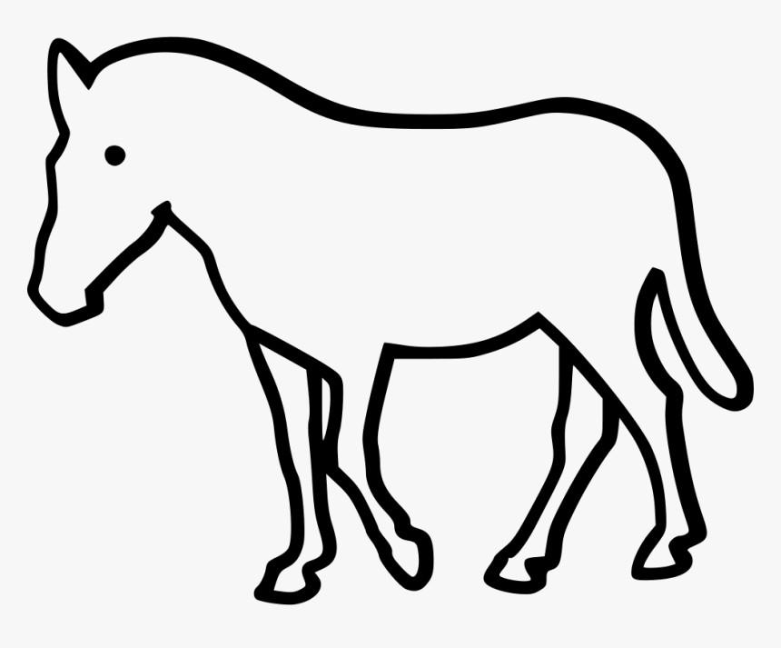 Zebra - Zebra Line Drawing Png, Transparent Png, Free Download