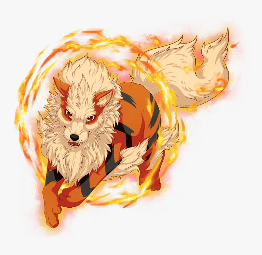 Fire Blast Png - - Png Fan Art Arcanine, Transparent Png, Free Download