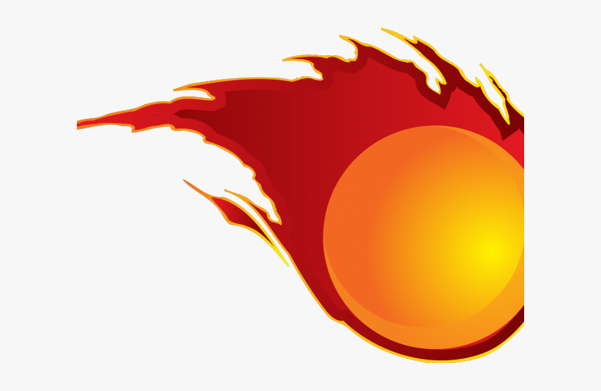 Fire Clipart Baseball - Fire Ball Clip Art, HD Png Download, Free Download