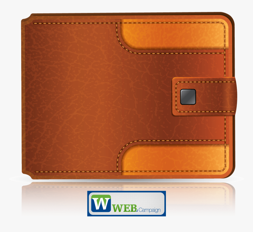 Vector Leather Wallet For Men - Leather, HD Png Download, Free Download