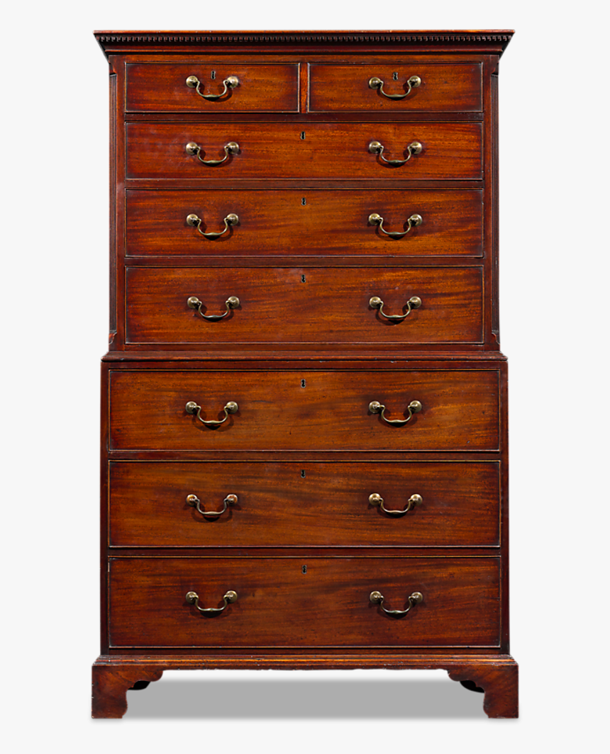 Thomas Chippendale George Iii Chest On Chest - Chippendale Chest On Chest 8 Drawer, HD Png Download, Free Download