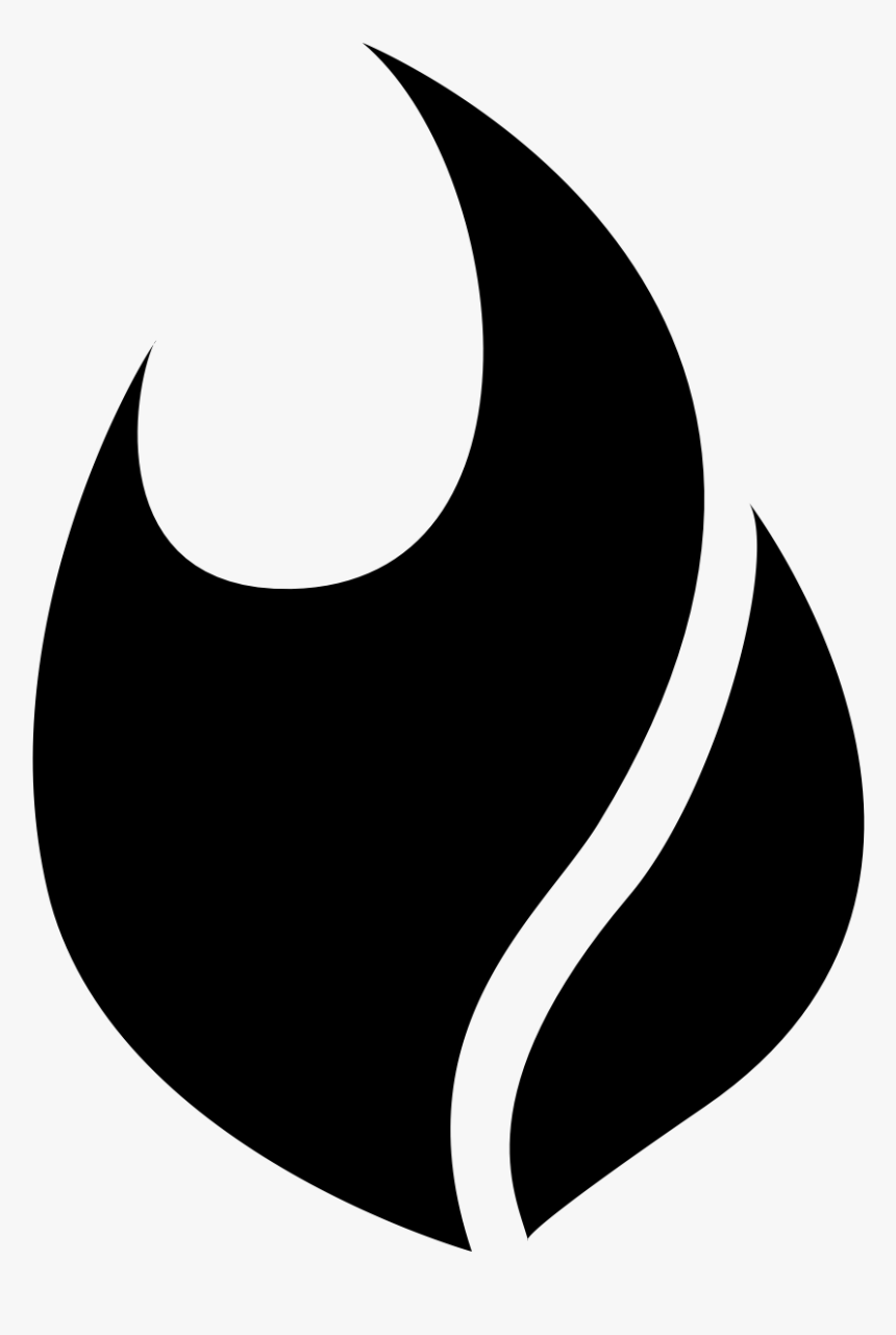 Fire Ball Black And White Clipart , Png Download - Transparent Fireball Black, Png Download, Free Download