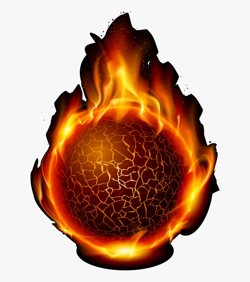Transparent Magma Clipart - Blue Fire Ball, HD Png Download, Free Download