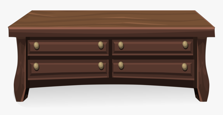 Chest Of - Long Cabinet Clipart, HD Png Download, Free Download