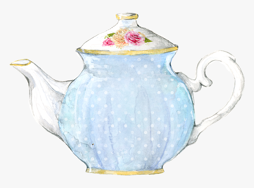 Transparent Teapot Png - Water Color Teapot Png, Png Download, Free Download