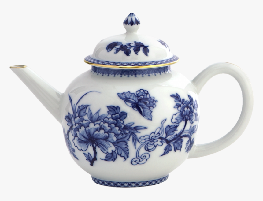 Imperial Blue Teapot - Blue & White Teapot Clipart, HD Png Download, Free Download