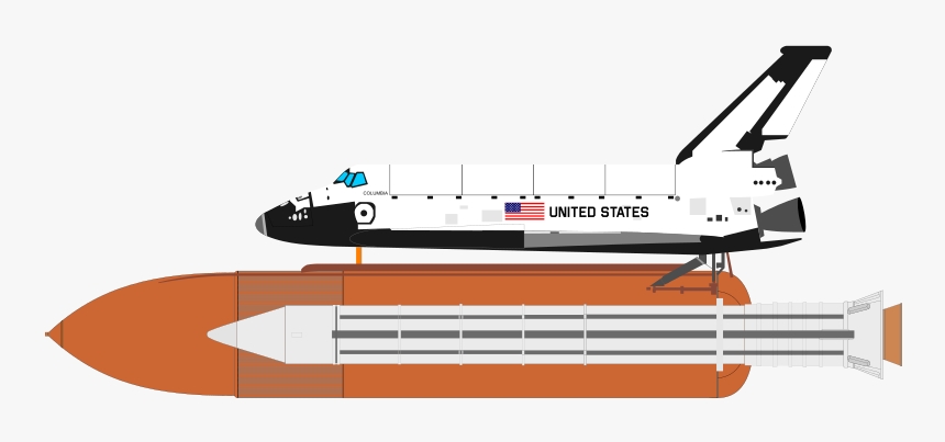 Space Shuttle - Space Shuttle External Tank Drawing, HD Png Download, Free Download