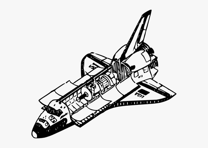 Space Shuttle 1 Svg Clip Arts - Space Shuttle Silhouette Free, HD Png Download, Free Download