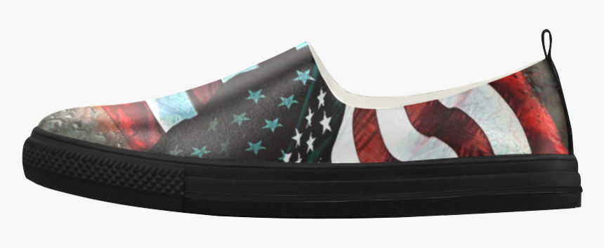 A Abstract Waving Usa Flag Apus Slip-on Microfiber - Slip-on Shoe, HD Png Download, Free Download