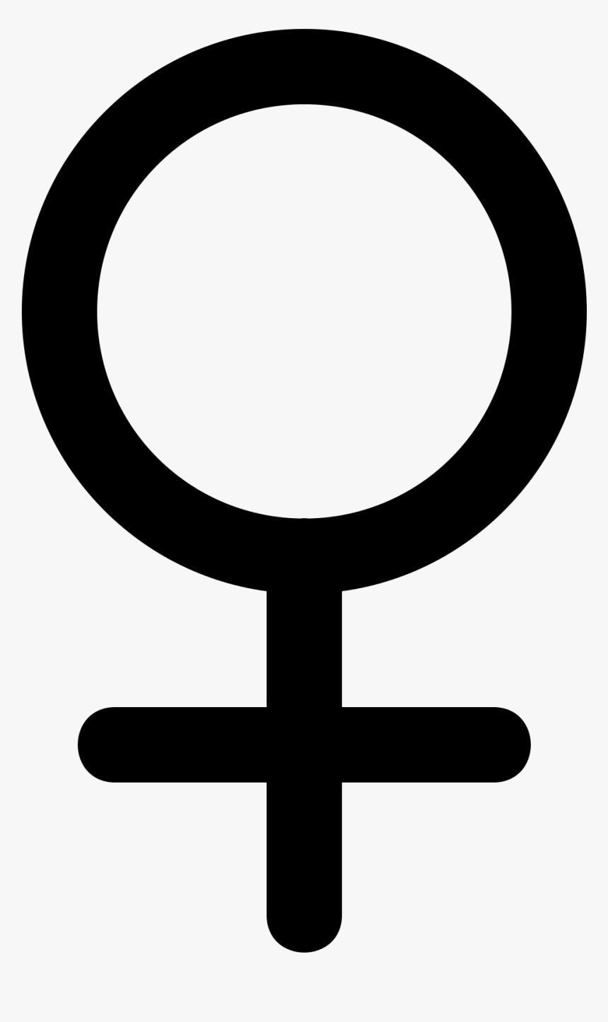 Gender Symbol Female Sign - Female Symbol, HD Png Download is free transpar...