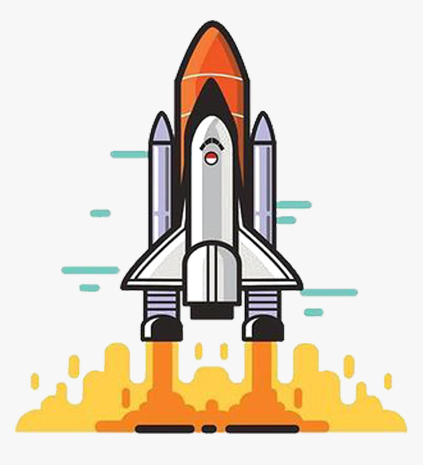 Transparent Rocket Icon Png - Logo Space Shuttle Png, Png Download, Free Download