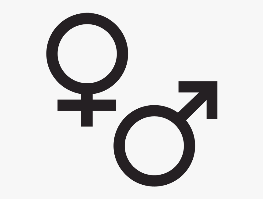 Male Female Symbols Clip Art Woman Symbol Transparent - Female Male Sign Png, Png Download, Free Download