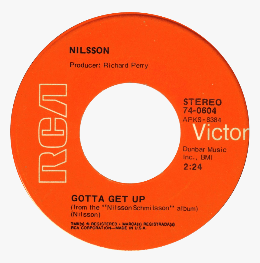 Gotta Get Up By Harry Nilsson Side-b Us Vinyl - No Time, HD Png Download, Free Download