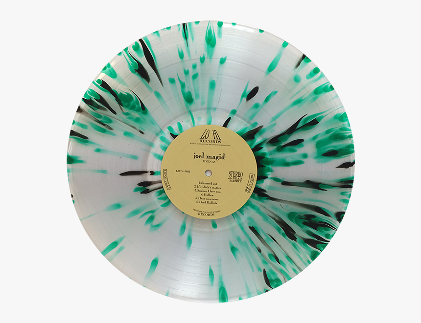 Splatter Vinyl Package - Blue Record With Green Splatter, HD Png Download, Free Download