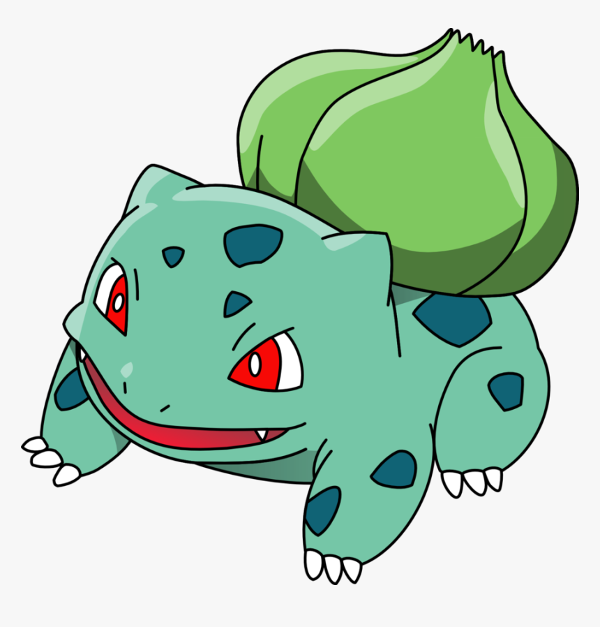 Bulbasaur Png Free Download - Transparent Background Pokemon Bulbasaur Png, Png Download, Free Download