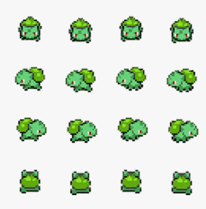 Transparent Bulbasaur Png Pokemon Bulbasaur Overworld Sprites Png Download Kindpng