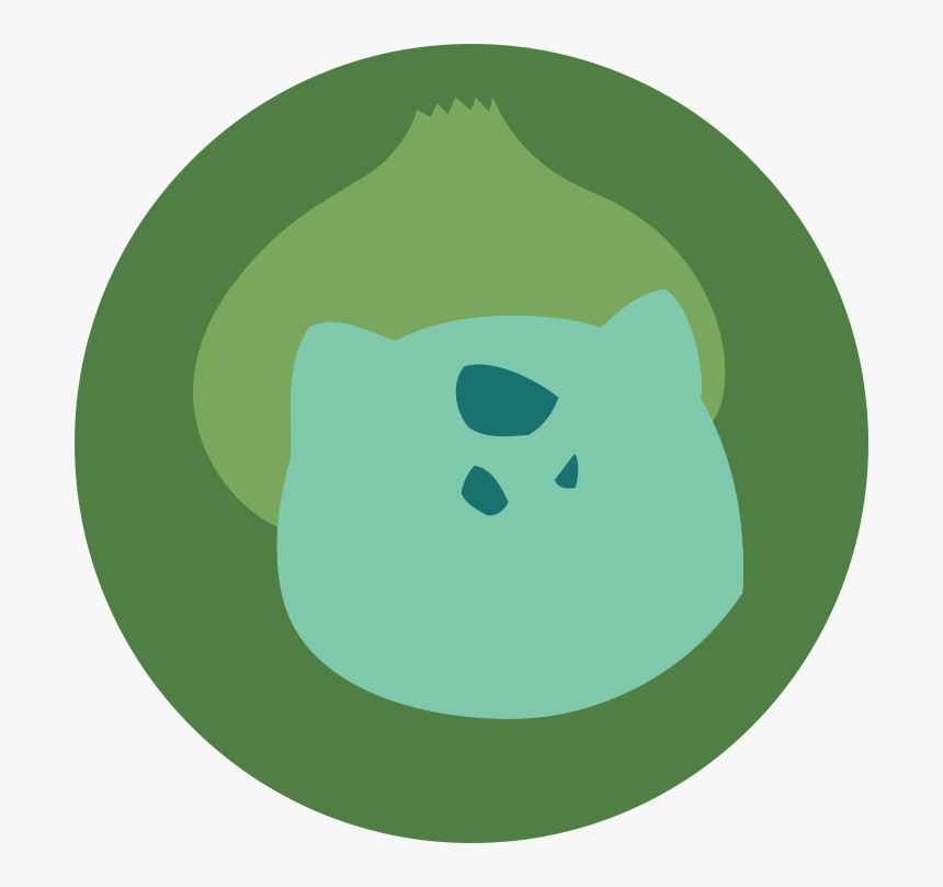 Minimalist Bulbasaur Icon - Bulbasaur Icon, HD Png Download, Free Download