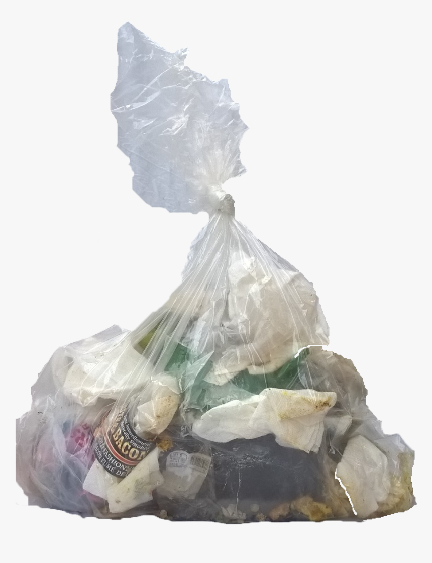 Clear Garbage Bag - Waste Plastic Bag Icon Png, Transparent Png, Free Download