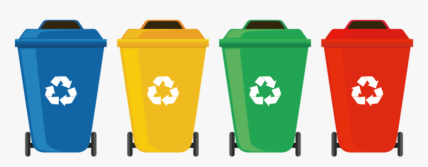 Garbage Clipart Wastebin - Recycle Trash Bin Png, Transparent Png, Free Download