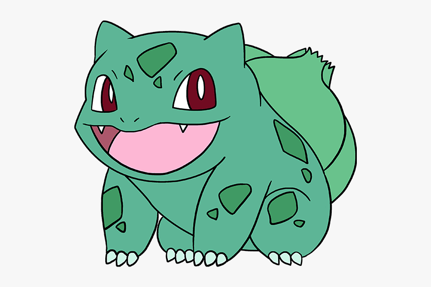 How To Draw Bulbasaur - Bulbasaur Drawing Step By Step, HD Png Download, Free Download