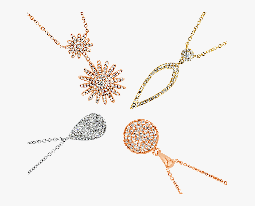 Fancy Diamonds Shop Pendants - Necklace, HD Png Download, Free Download